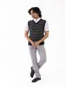 Sanskar- Menswear- Sweater S/L- Black Mix 