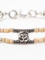 Sanskar Accessories Bracelets Natural And Oxidised Silver