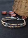 Sanskar Accessories Bracelets Natural And Oxidised Silver
