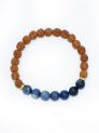 Rudraksha Ratan Energy Bracelet With Sodalite Stone