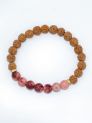 Rudraksha Ratan Energy Bracelet With New Agate