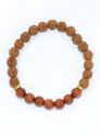 Rudraksha Ratan Energy Bracelet With Golden Sun Stone