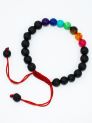 Lava And 7 Chakra Bracelet