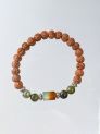 Vrish Rashi Bracelet With Rudraksha