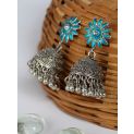 Aastha Accessories Earrings Oxidised Silver