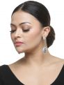 Aastha Accessories Earrings Oxidised Silver