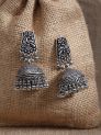 Aastha Accessories Earrings Oxidised Silver