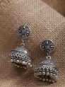 Aastha Accessories Earrings Oxidised Silver