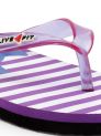 Live Fit Footwear Kids Flipflop Purple