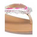 Live Fit Footwear Women Sandal Pink Silver