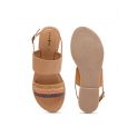 Live Fit Footwear Women Sandal Tan Multi