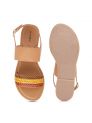 Live Fit Footwear Women Sandal Yellow Multi