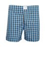 Live Fit Innerwear Boxer Short White/Navy Print & Blue/Black Check