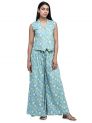 Women Casual Top Palazzo Set