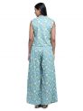 Women Casual Top Palazzo Set