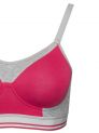 Live Fit Innerwear Bra Fushia Grey / Light Grey