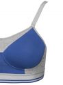 Live Fit Innerwear Bra Royal Blue / Light Grey