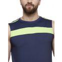 Live Fit Menswear Sportswear Navy/Lemon