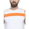 Live Fit Menswear Sportswear White/Orange