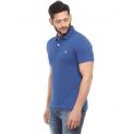 Sanskar Menswear Fashion Polo True Blue