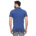 Sanskar Menswear Fashion Polo True Blue