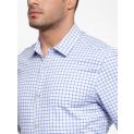 Sanskar Menswear Casual Shirt Blue White Checks