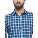 Sanskar Menswear Casual Shirt Navy /Blue