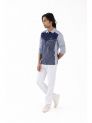 Sanskar-Menswear-Fashion Polo F\S-Blue