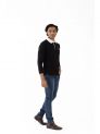 Sanskar-Menswear-Fashion Polo F\S-Black