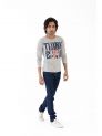 Sanskar-Menswear-Crew Neck Tee F\S-Grey Melange