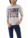 Sanskar-Menswear-Crew Neck Tee F\S-Grey Melange
