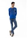 Sanskar-Menswear-Crew Neck Tee F\S-Royal Blue 
