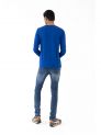 Sanskar-Menswear-Crew Neck Tee F\S-Royal Blue 