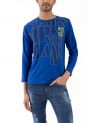 Sanskar-Menswear-Crew Neck Tee F\S-Royal Blue 