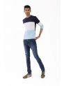 Sanskar-Menswear-Crew Neck Tee F\S-Navy