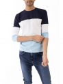 Sanskar-Menswear-Crew Neck Tee F\S-Navy