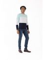Sanskar-Menswear-Crew Neck Tee F\S-Sky