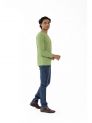 Sanskar-Menswear-Crew Neck Tee F\S-Green