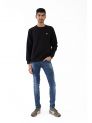 Sanskar- Menswear - Non Hooded Sweatshirt- Black 