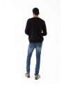 Sanskar- Menswear - Non Hooded Sweatshirt- Black 