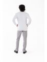 Sanskar- Menswear - Non Hooded Sweatshirt- White 