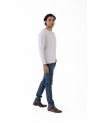 Sanskar- Menswear - Non Hooded Sweatshirt- Grey 