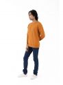 Sanskar- Menswear - Non Hooded Sweatshirt- Rust