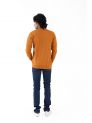 Sanskar- Menswear - Non Hooded Sweatshirt- Rust
