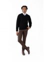 Sanskar-Menswear-Sweater F/S- Black 