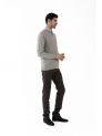 Sanskar-Menswear-Sweater F/S- Cement 