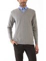 Sanskar-Menswear-Sweater F/S- Cement 