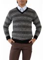 Sanskar-Menswear-Sweater F/S- Black