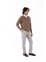 Sanskar-Menswear-Sweater F/S- Med Coffee