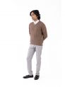 Sanskar-Menswear-Sweater F/S- Med Coffee